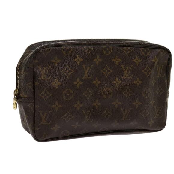 LOUIS VUITTON Monogram Trousse Toilette 28 Clutch Bag M47522 - Picture 1 of 16